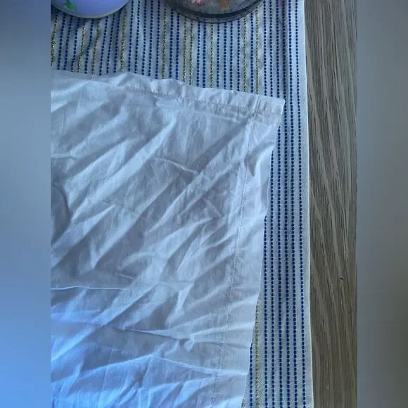 Marysia Resort Blouse White Three-Quarter Sleeve with V-Neck Sz Small - Picture 14 of 15